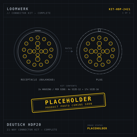 Deutsch HDP20 21-way connector kit placeholder