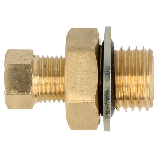QSP sump plug adapter M14×1.5 male — 1/8" NPT female